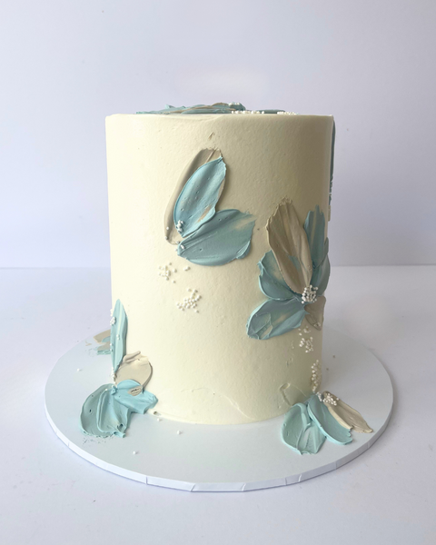 Floral Abstract Cake