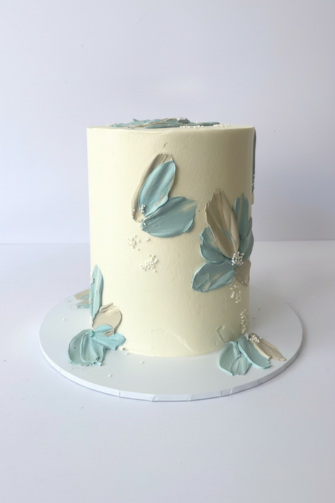 Floral Abstract Cake