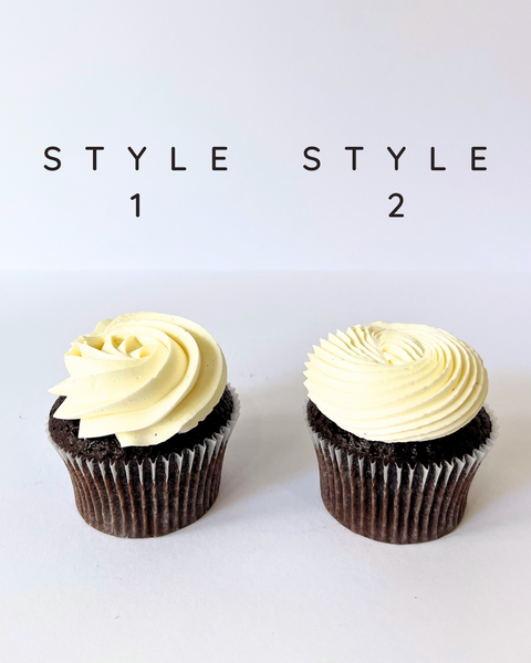 Plain Swirl Cupcakes
