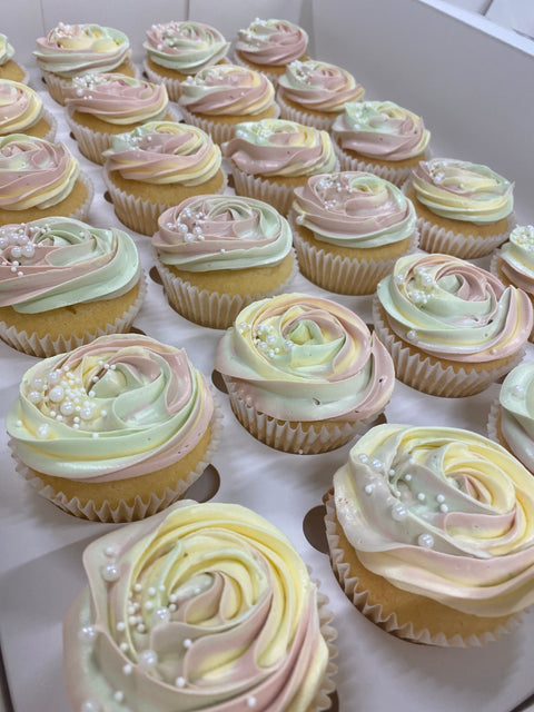 Plain Swirl Cupcakes